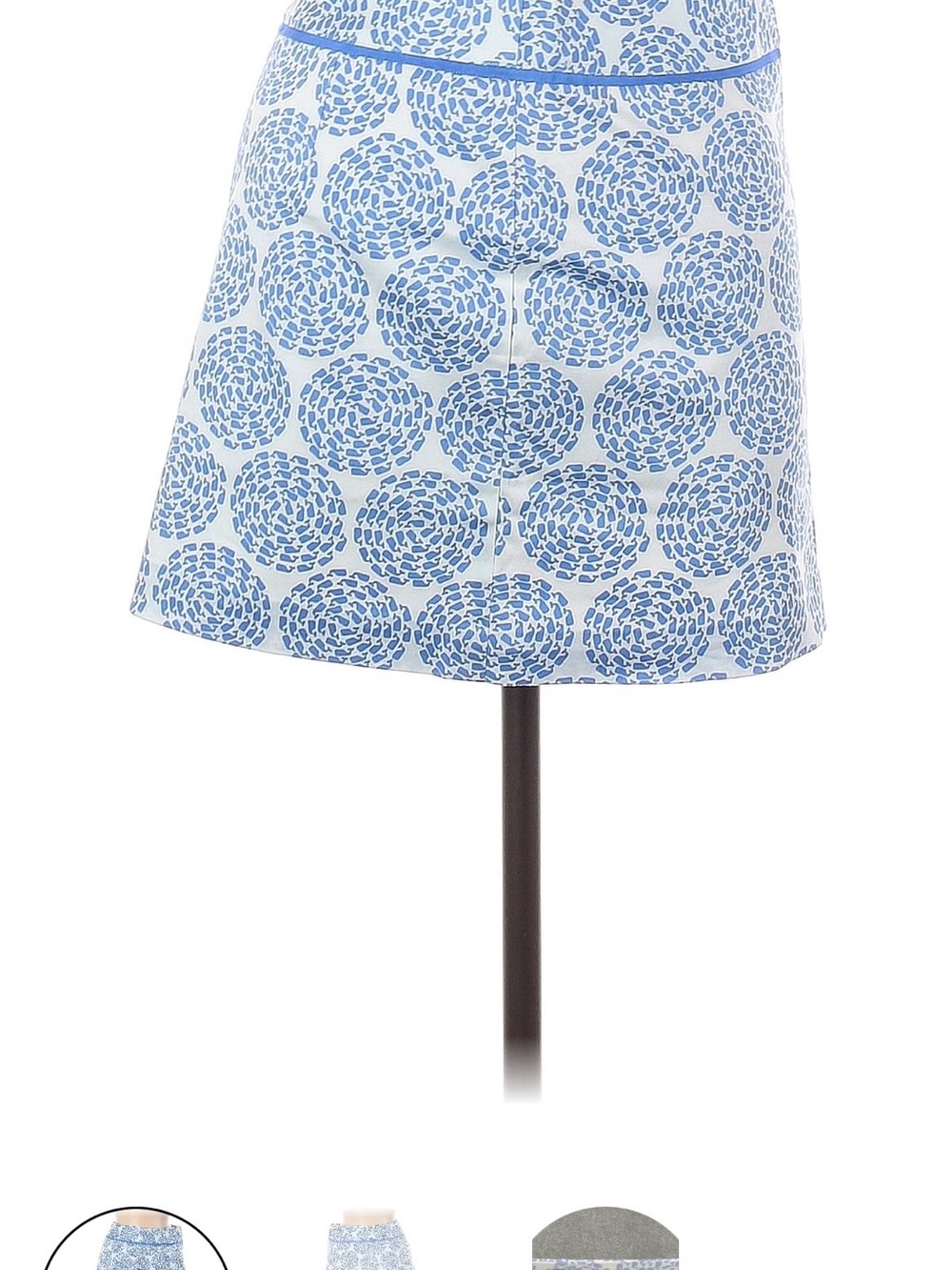 Vineyard Vines Light Blue Floral A-Line Skirt